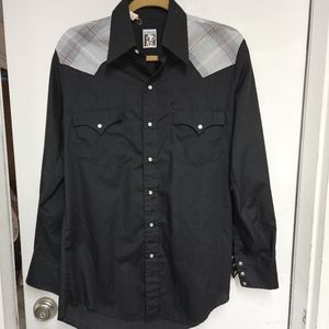 Vintage Karman Western Shirt with Pearl Snaps